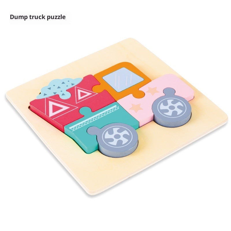 BaoKids™ Montessori Wooden 3D Puzzle— Early Learning Collection