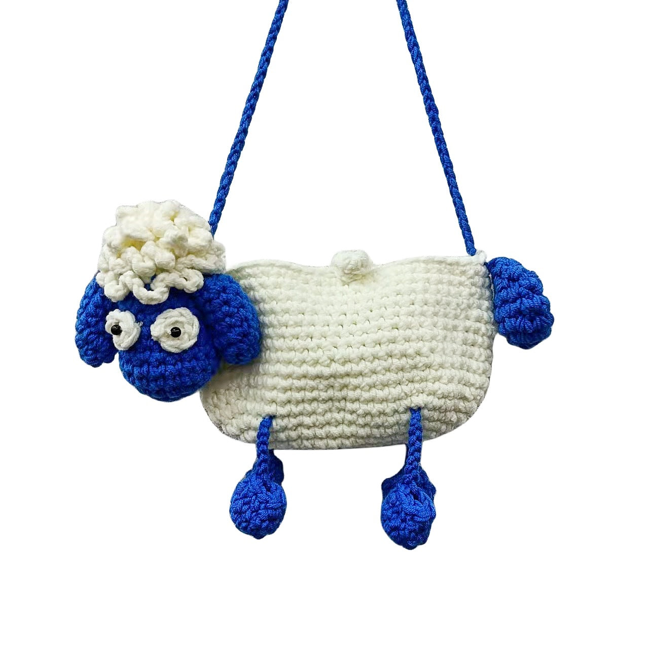BaoKids™ Fluffy Friend – Little Sheep Knitted Messenger Bag