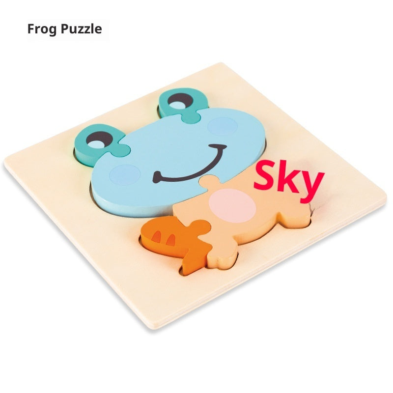 BaoKids™ Montessori Wooden 3D Puzzle— Early Learning Collection