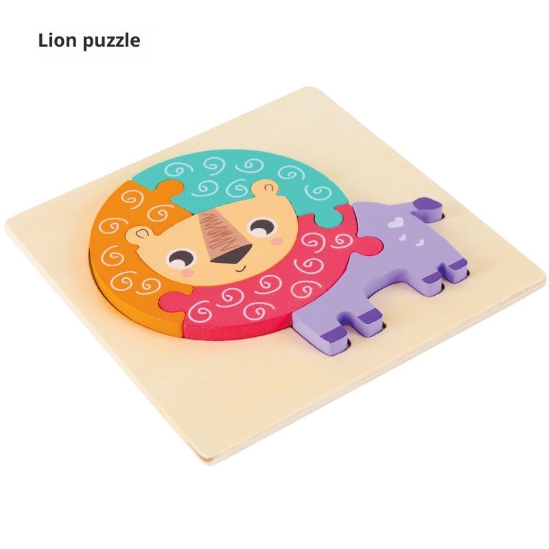 BaoKids™ Montessori Wooden 3D Puzzle— Early Learning Collection