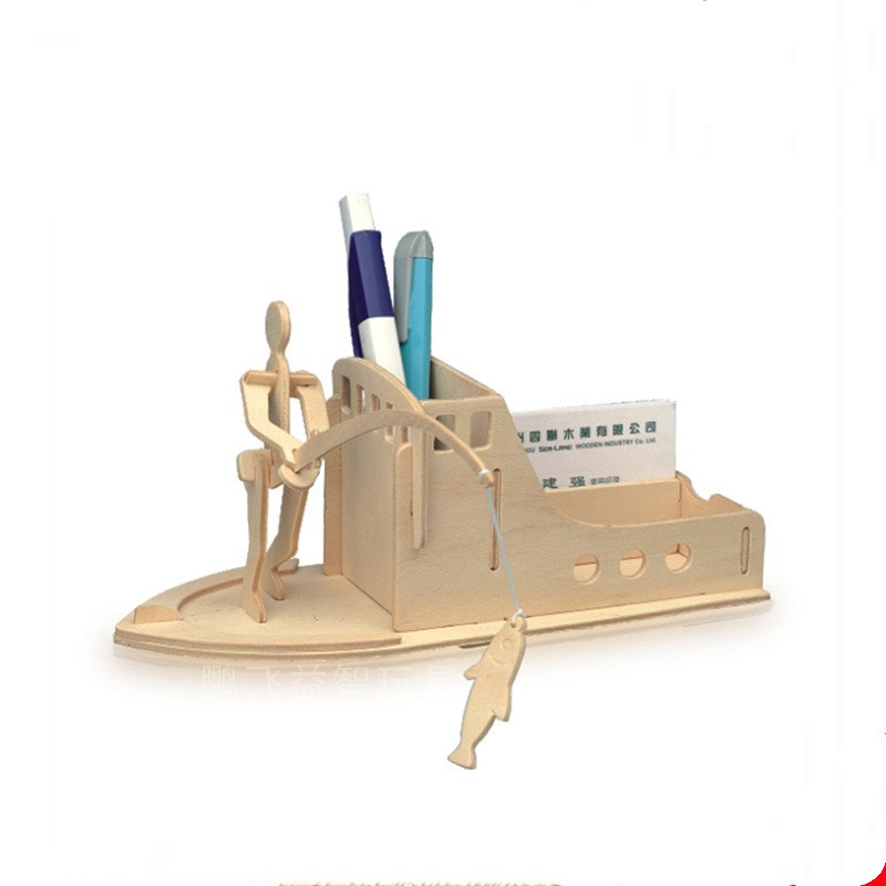 BaoKids™ 3D Wooden Aircraft Puzzle – DIY Engineering Toy