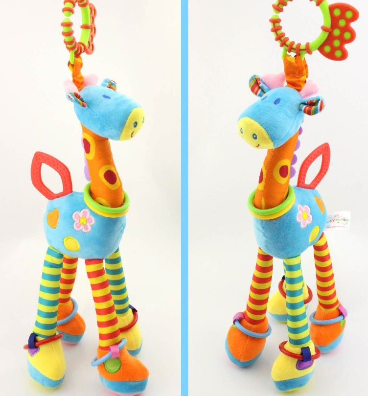 BaoKids™ Soft Plush Giraffe Rattle & Teether Toy