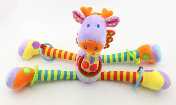 BaoKids™ Soft Plush Giraffe Rattle & Teether Toy