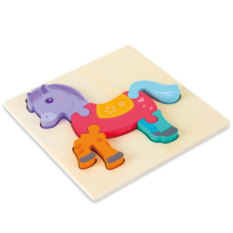 BaoKids™ Montessori Wooden 3D Puzzle - Owl Edition.