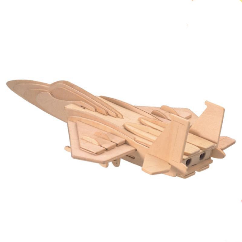 BaoKids™ 3D Wooden Aircraft Puzzle – DIY Engineering Toy