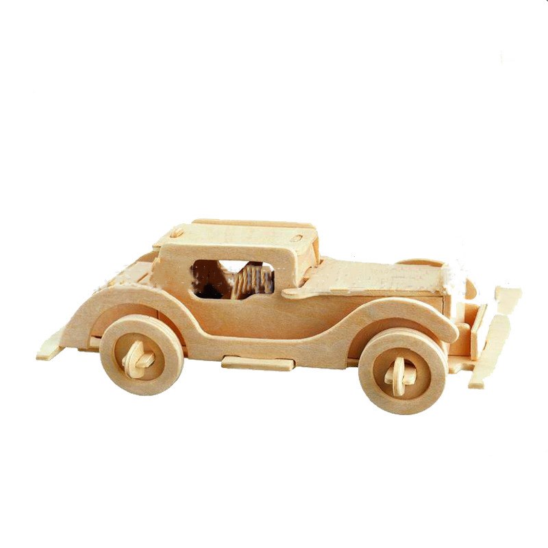 BaoKids™ 3D Wooden Aircraft Puzzle – DIY Engineering Toy