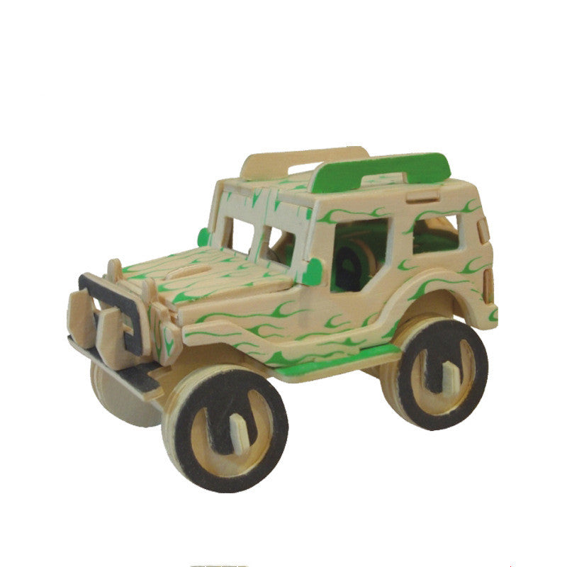 BaoKids™ 3D Wooden Craft Puzzle – Auburn Edition