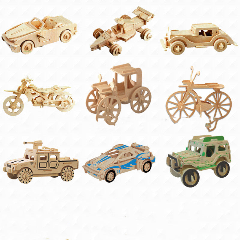 BaoKids™ 3D Wooden Craft Puzzle – Auburn Edition