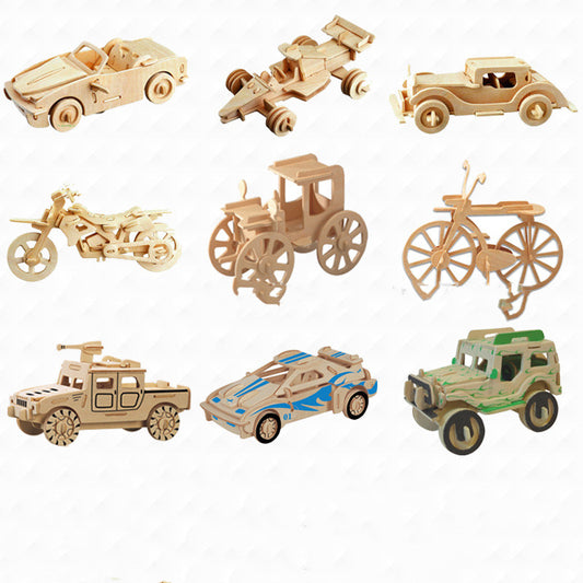BaoKids™ 3D Wooden Craft Puzzle – Auburn Edition
