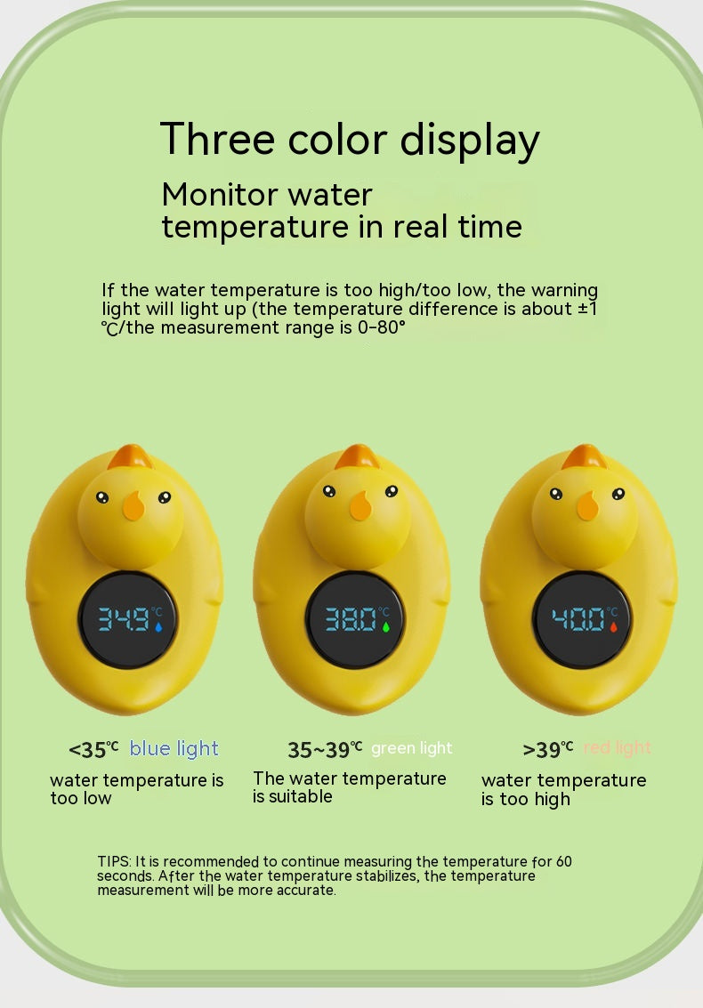 BaoKids™ Smart Duck Bath Thermometer