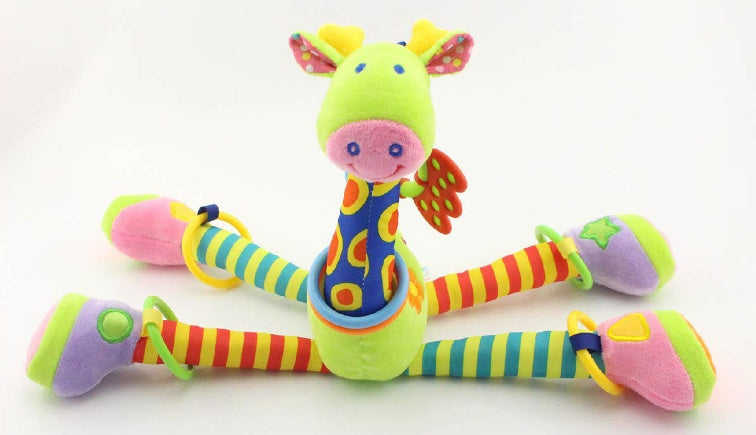 BaoKids™ Soft Plush Giraffe Rattle & Teether Toy