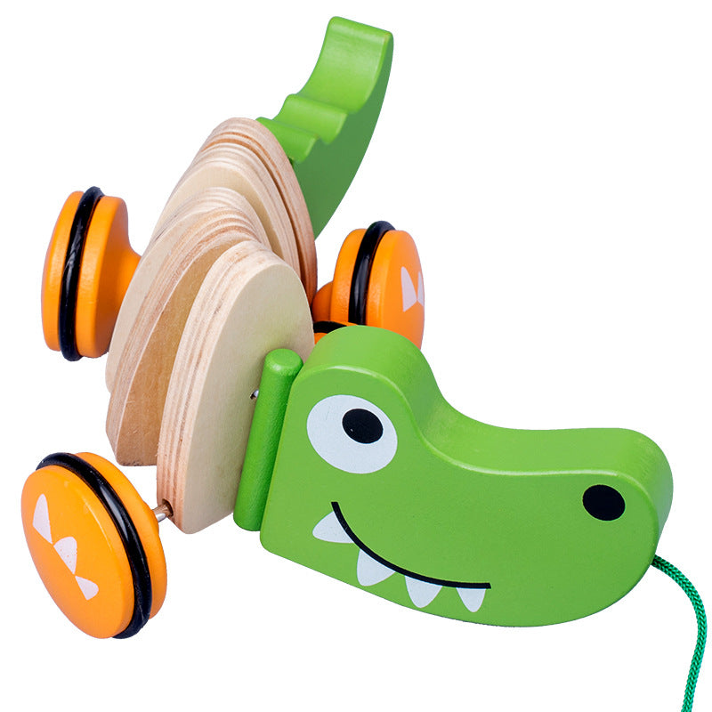 BaoKids™ Wooden Toddler Companion – Classic Pull-Along Toy