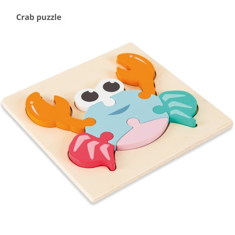 BaoKids™ Montessori Wooden 3D Puzzle— Early Learning Collection