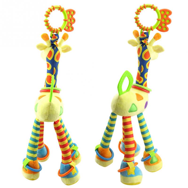 BaoKids™ Soft Plush Giraffe Rattle & Teether Toy
