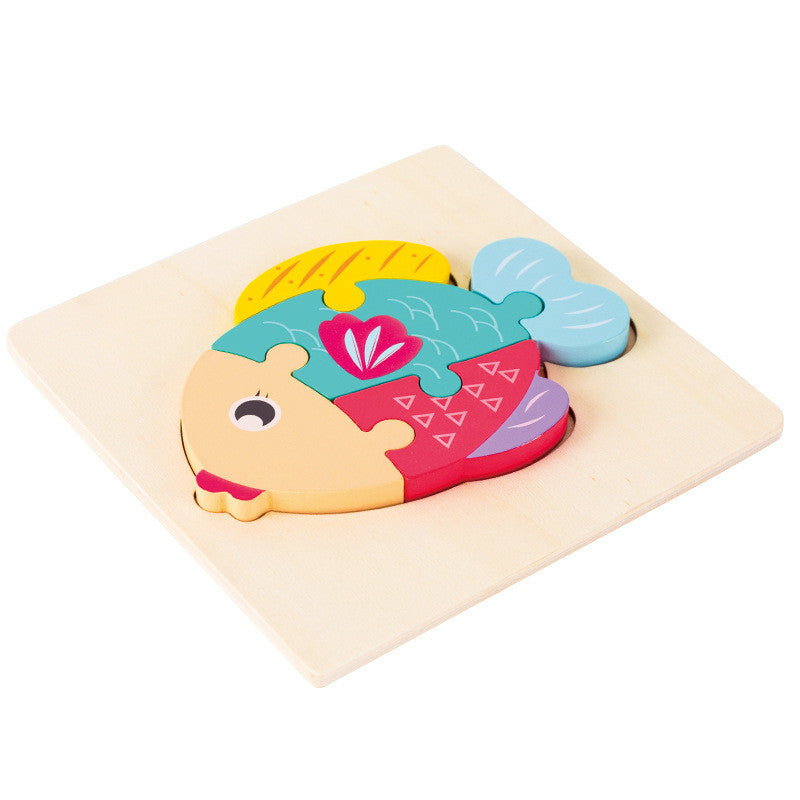 BaoKids™ Montessori Wooden 3D Puzzle - Owl Edition.
