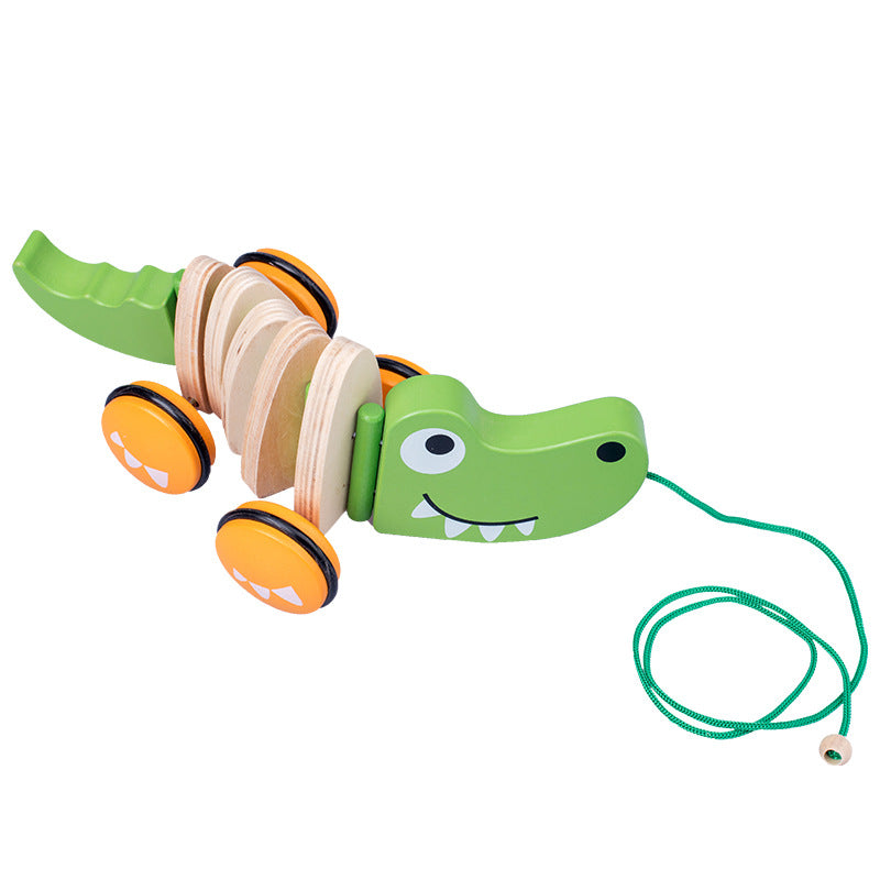 BaoKids™ Wooden Toddler Companion – Classic Pull-Along Toy