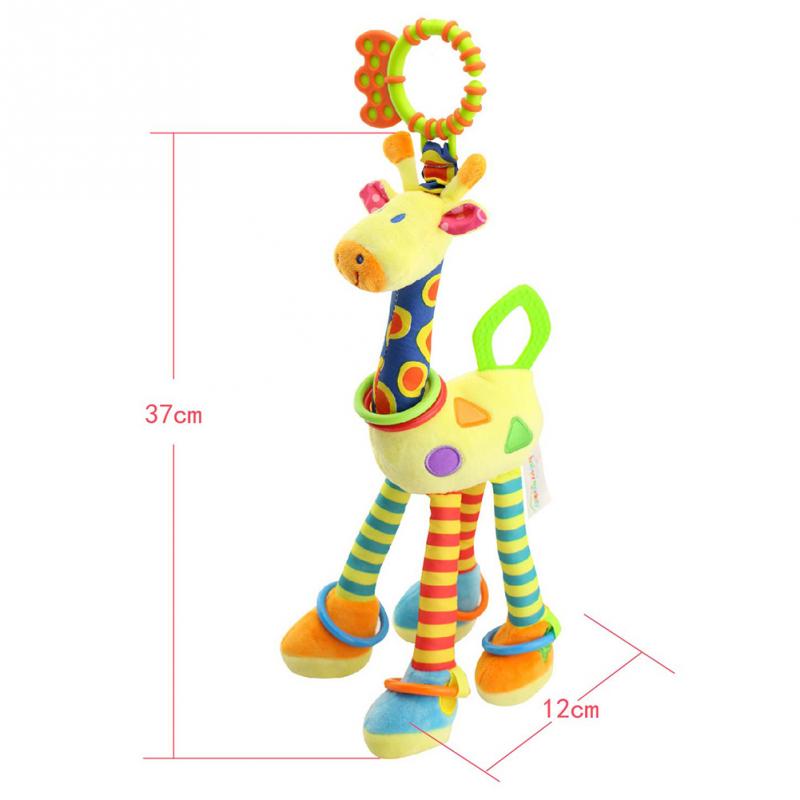 BaoKids™ Soft Plush Giraffe Rattle & Teether Toy