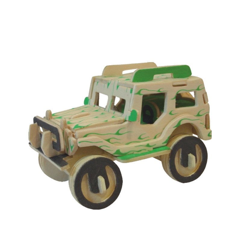 BaoKids™ 3D Wooden Aircraft Puzzle – DIY Engineering Toy