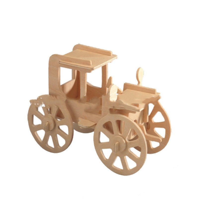 BaoKids™ 3D Wooden Craft Puzzle – Auburn Edition