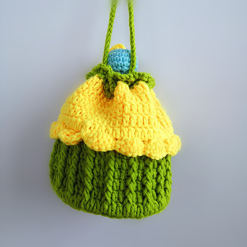 BaoKids™ Hand-Woven Petite – Drawstring Messenger Bag