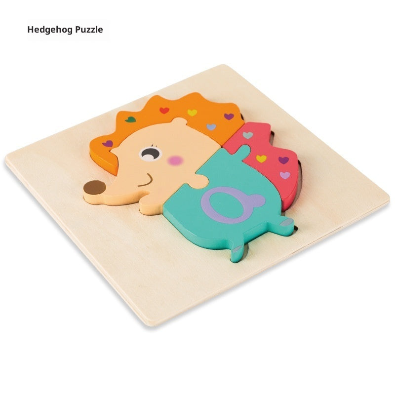 BaoKids™ Montessori Wooden 3D Puzzle— Early Learning Collection