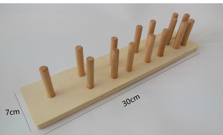 BaoKids™ Montessori Wooden Shape Matching Blocks