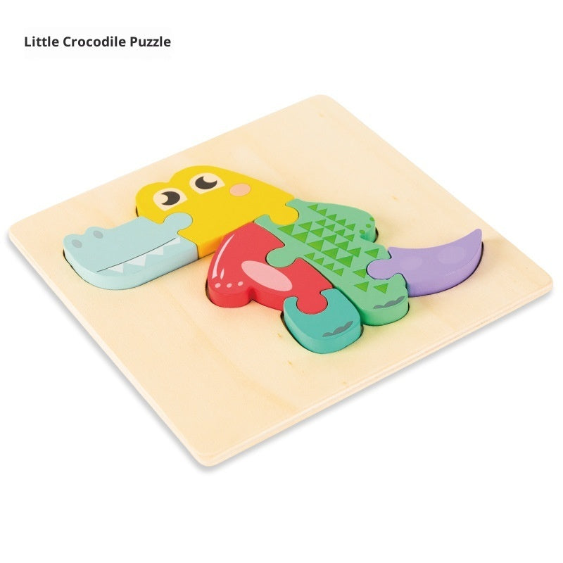 BaoKids™ Montessori Wooden 3D Puzzle— Early Learning Collection