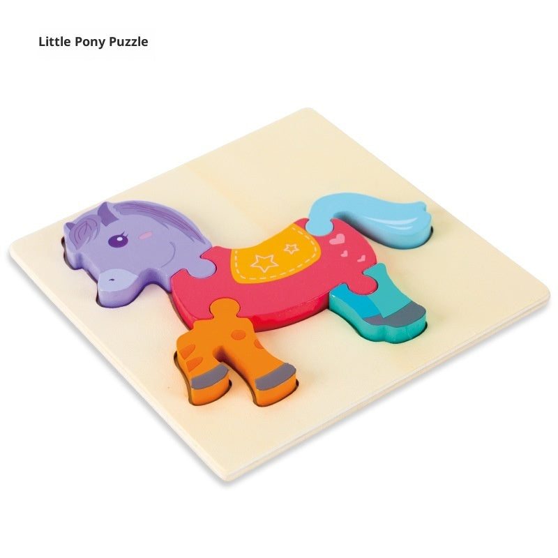 BaoKids™ Montessori Wooden 3D Puzzle— Early Learning Collection