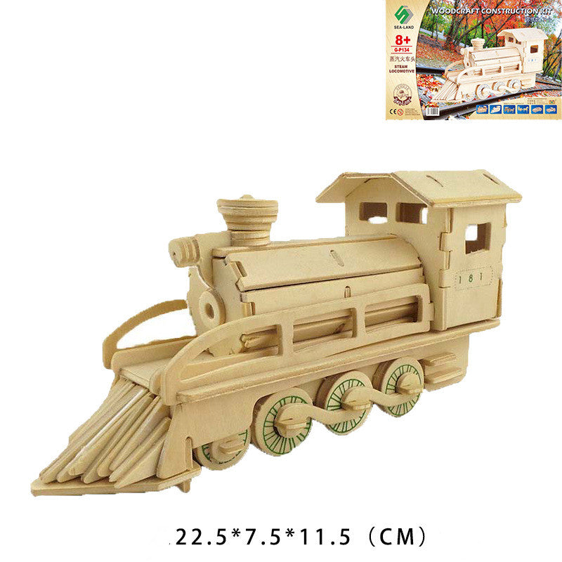 BaoKids™ 3D Geometric Wood Puzzle – Brain Teaser Edition