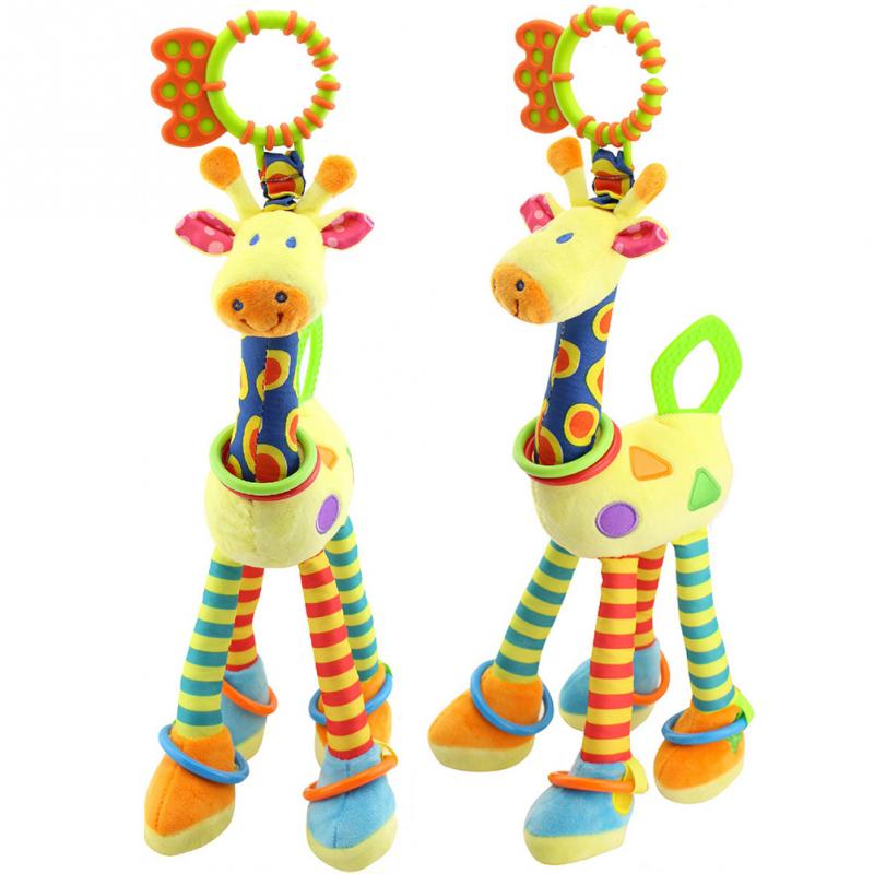 BaoKids™ Soft Plush Giraffe Rattle & Teether Toy