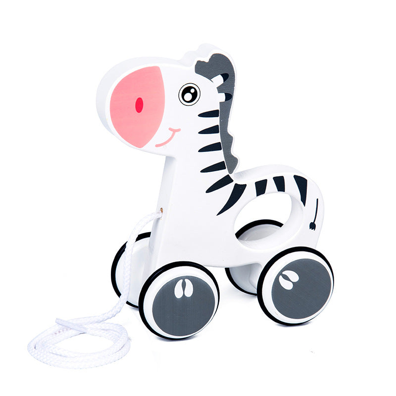 BaoKids™ Wooden Toddler Companion – Classic Pull-Along Toy