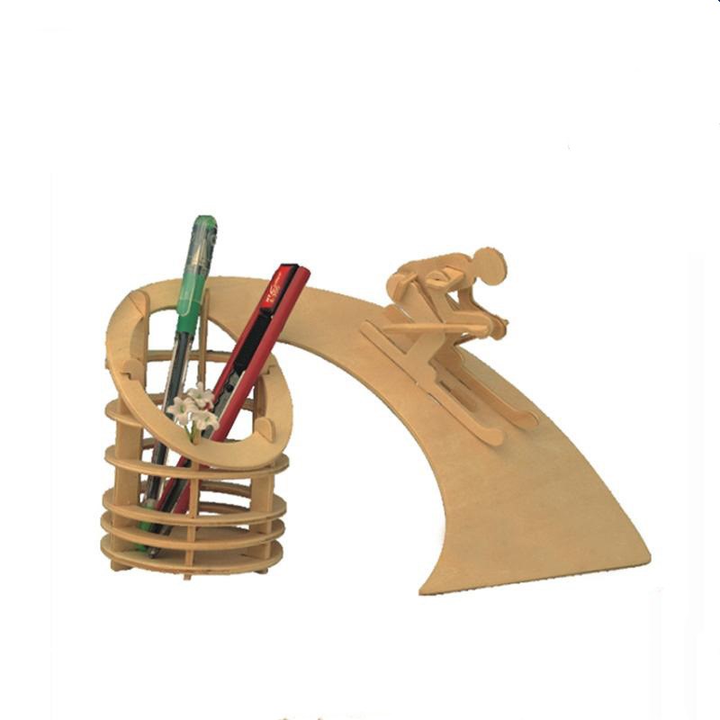 BaoKids™ 3D Wooden Aircraft Puzzle – DIY Engineering Toy