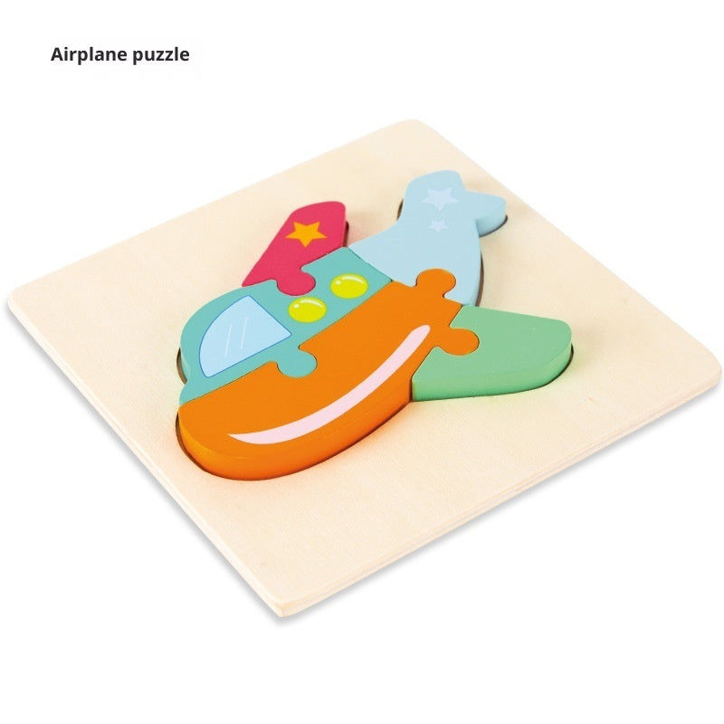 BaoKids™ Montessori Wooden 3D Puzzle— Early Learning Collection