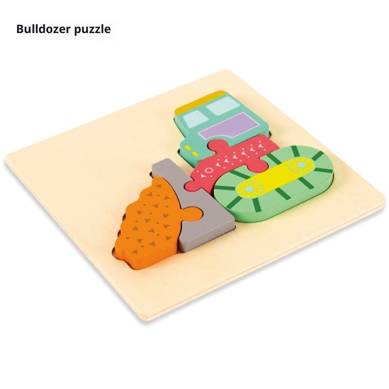 BaoKids™ Montessori Wooden 3D Puzzle— Early Learning Collection