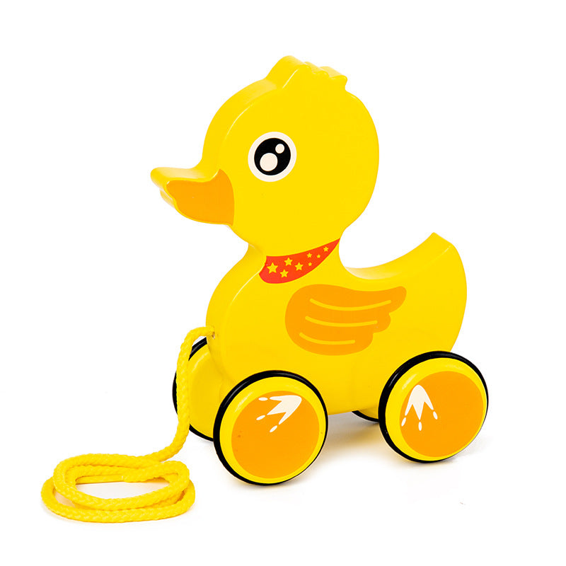 BaoKids™ Wooden Toddler Companion – Classic Pull-Along Toy