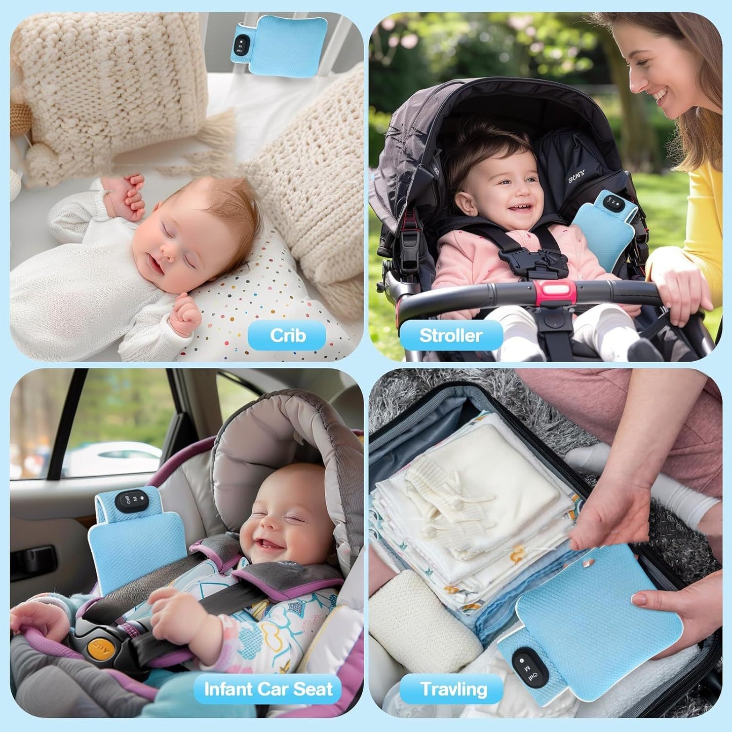 BaoKids™ Smart-Vibe Baby Sleeping Comfort Device 🌙